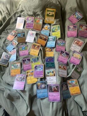 38 cards of cute Pokemon  like new condition